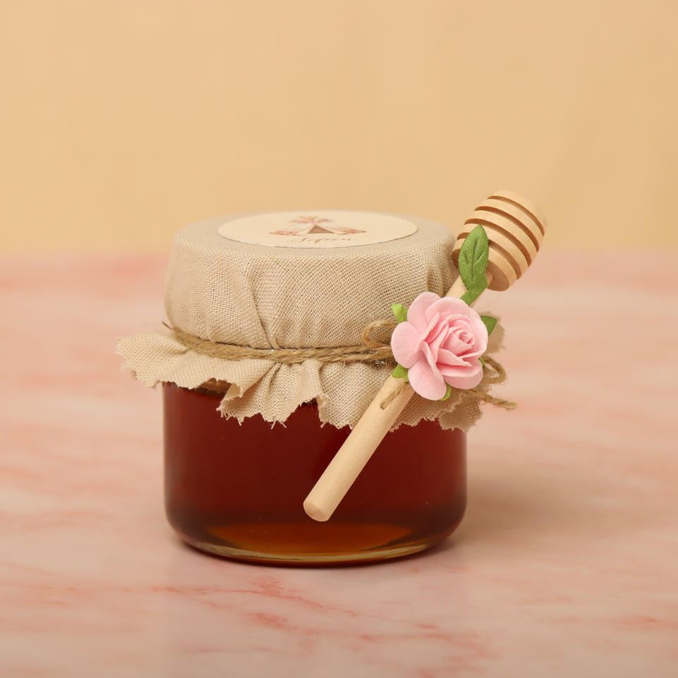 Set of 20 Baby Decorated honey glass jar