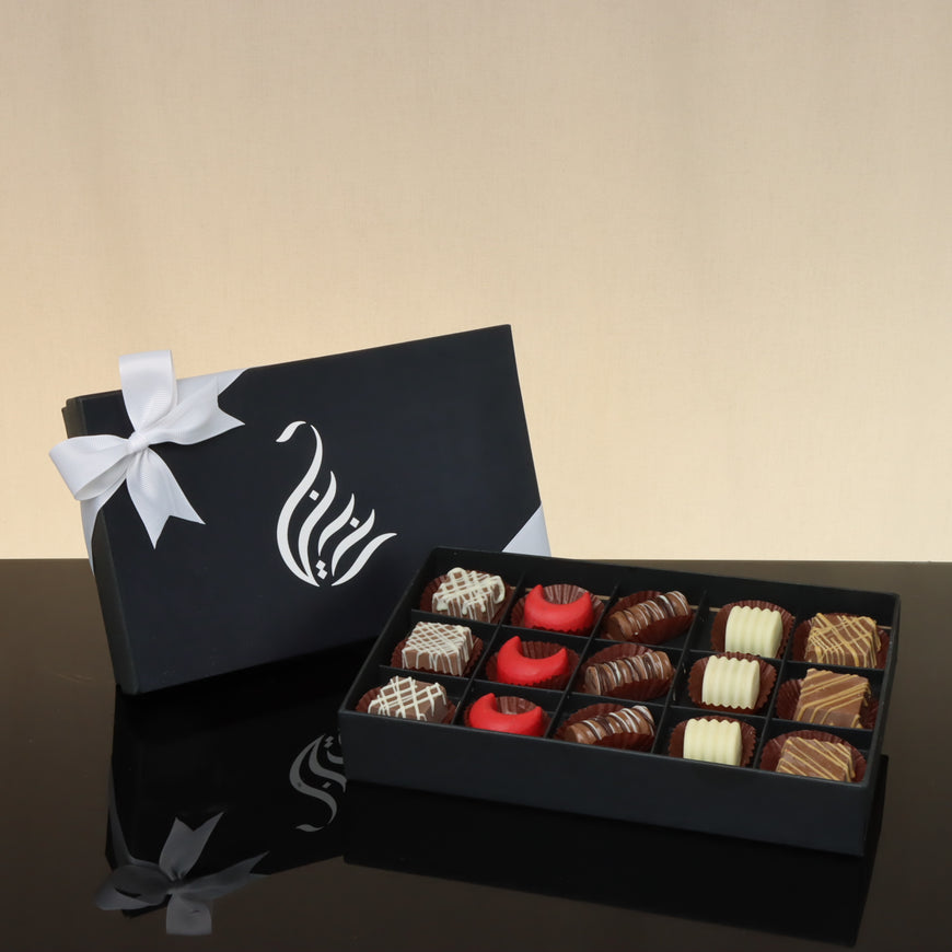 Set of 4 Corporate customized premium chocolate 15P hard box