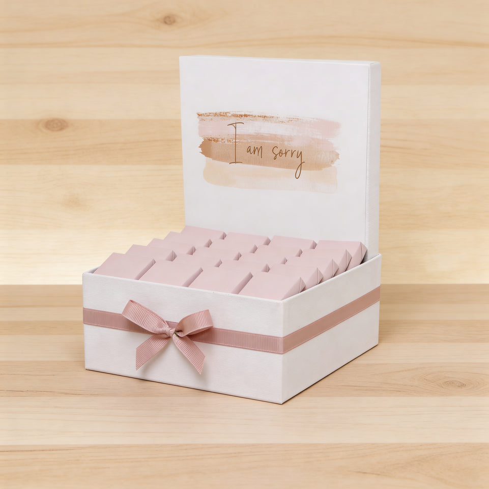 I'm sorry stain designed chocolate medium hamper