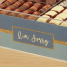 I’m Sorry premium chocolate small  double acrylic tray