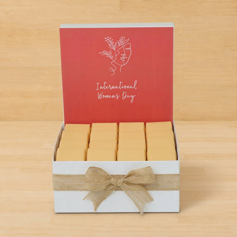 International women's day designed premium chocolate medium hamper