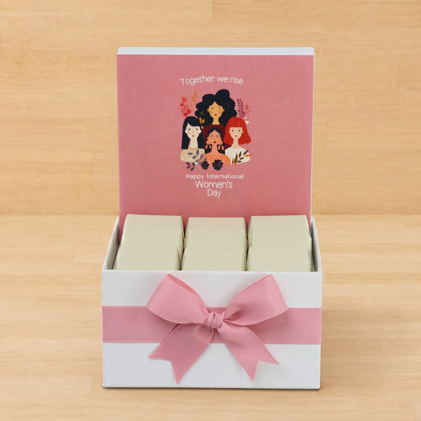 "Together we rise" international women's day designed premium chocolate small hamper