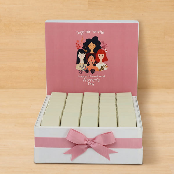 "Together we rise" international women's day designed premium chocolate large hamper