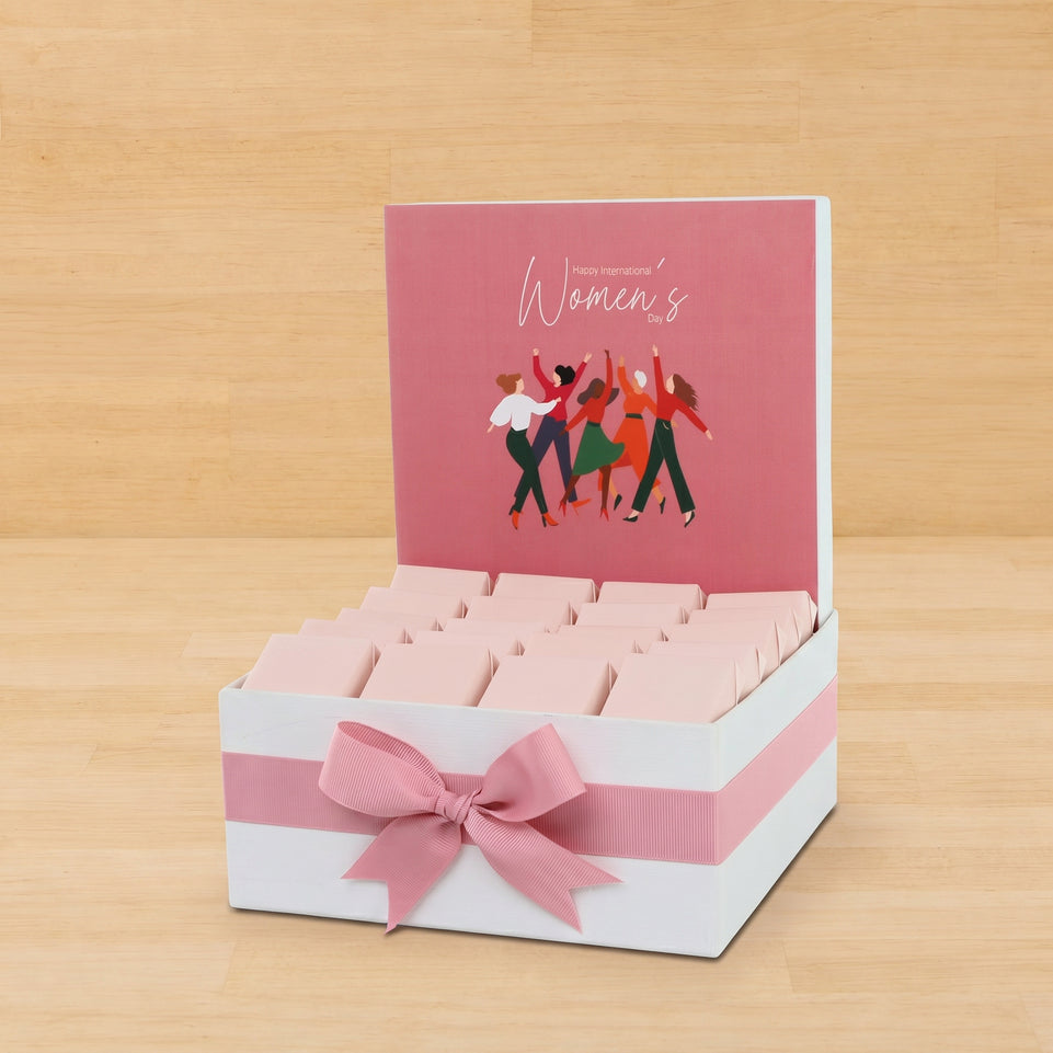 Happy international women's day premium chocolate medium hamper