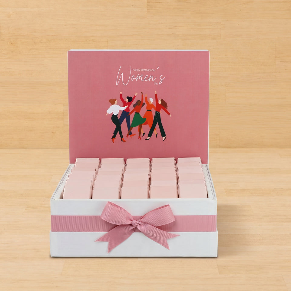 Happy international women's day designed premium chocolate large hamper