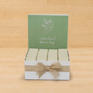 International women's day minimalist design premium chocolate medium hamper