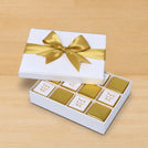 Keep up the good work classic gold designed 12 piece premium chocolate hard box