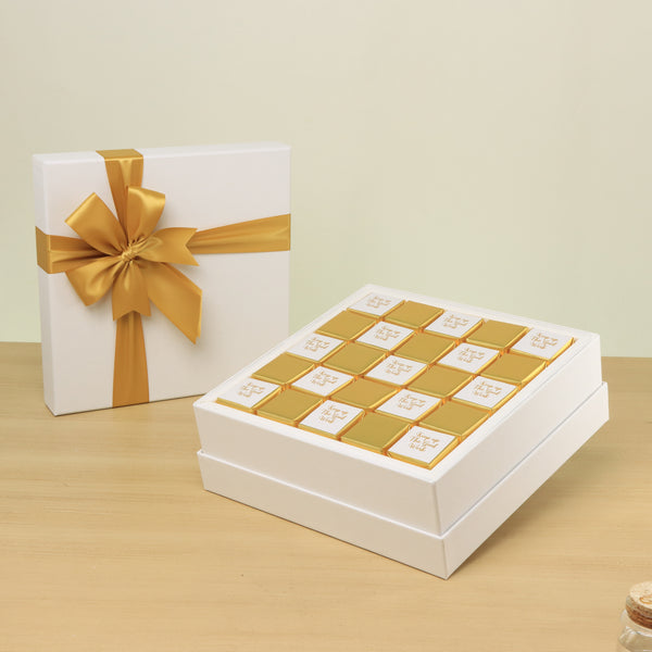 Keep up the good work classic gold designed premium chocolate one layer hard box