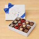 Great work designed 12 piece premium chocolate hard box