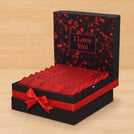 I love you heart designed premium chocolate large hamper