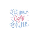 Let your light shine greeting card
