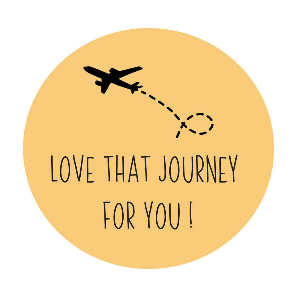 Love that journey for you greeting card