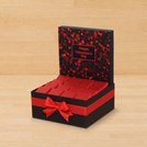 Happy Valentine's Day heart designed premium chocolate medium hamper