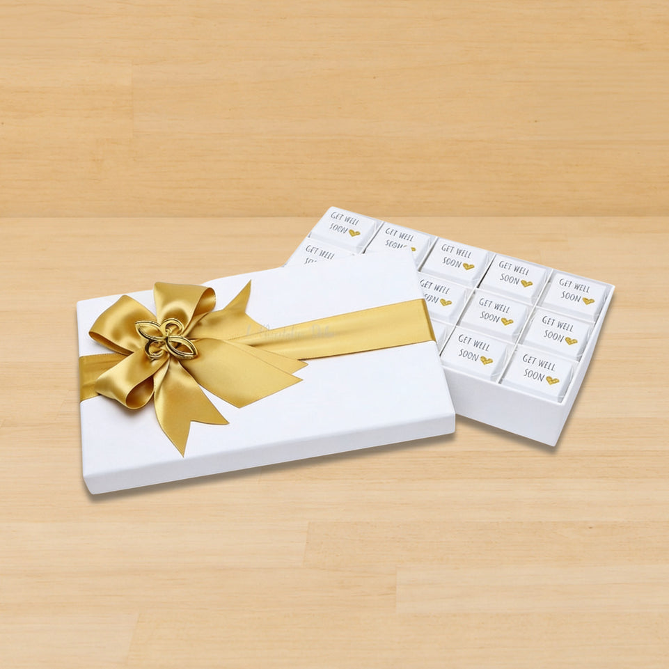 Get well soon designed chocolate 15-piece hard box