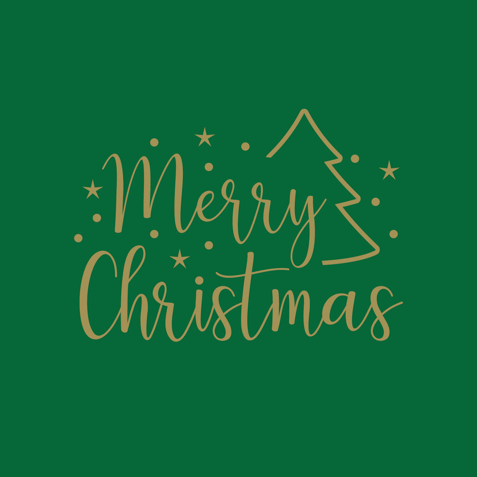 Merry christmas solid background greeting card