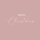 Merry christmas solid color greeting card 2