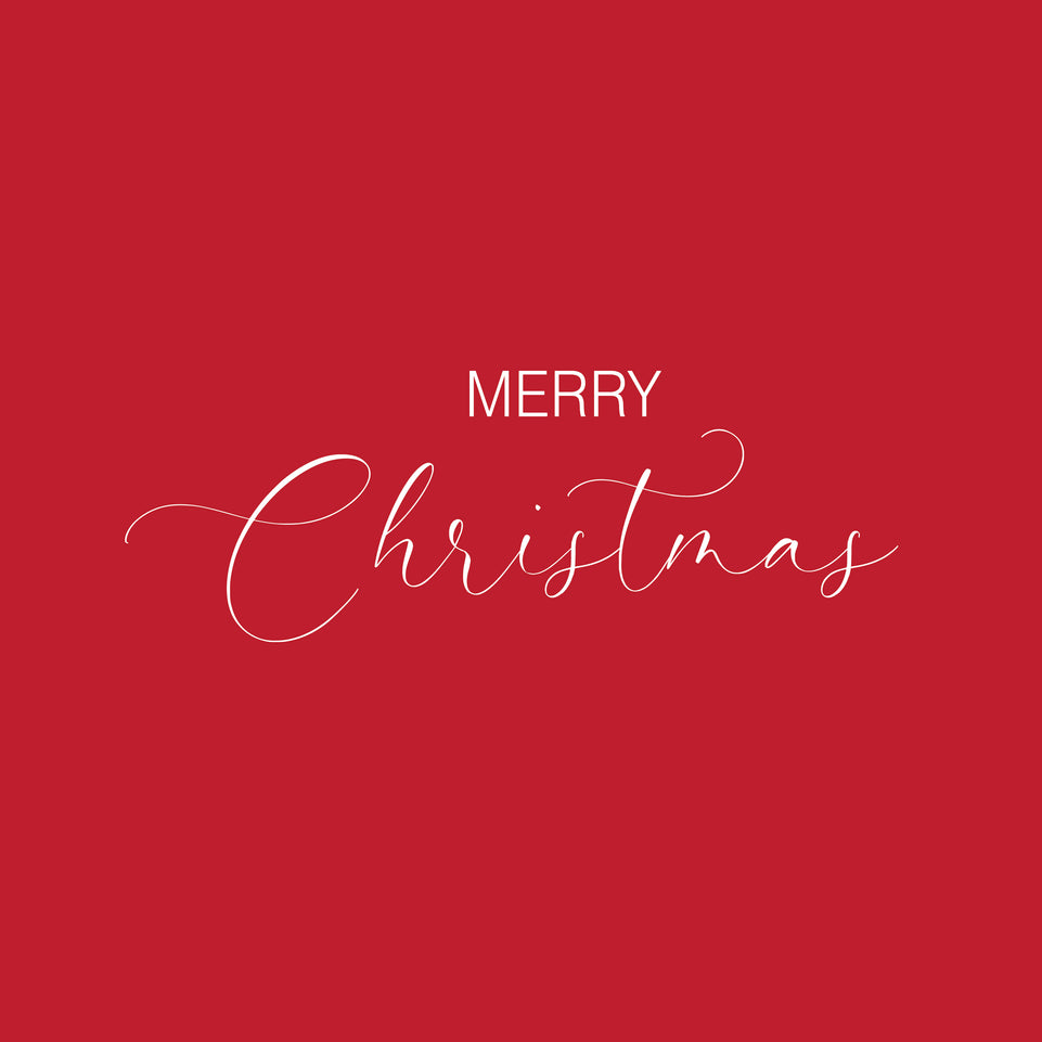 Merry christmas solid color greeting card 4