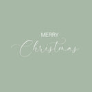 Merry christmas solid color greeting card 6