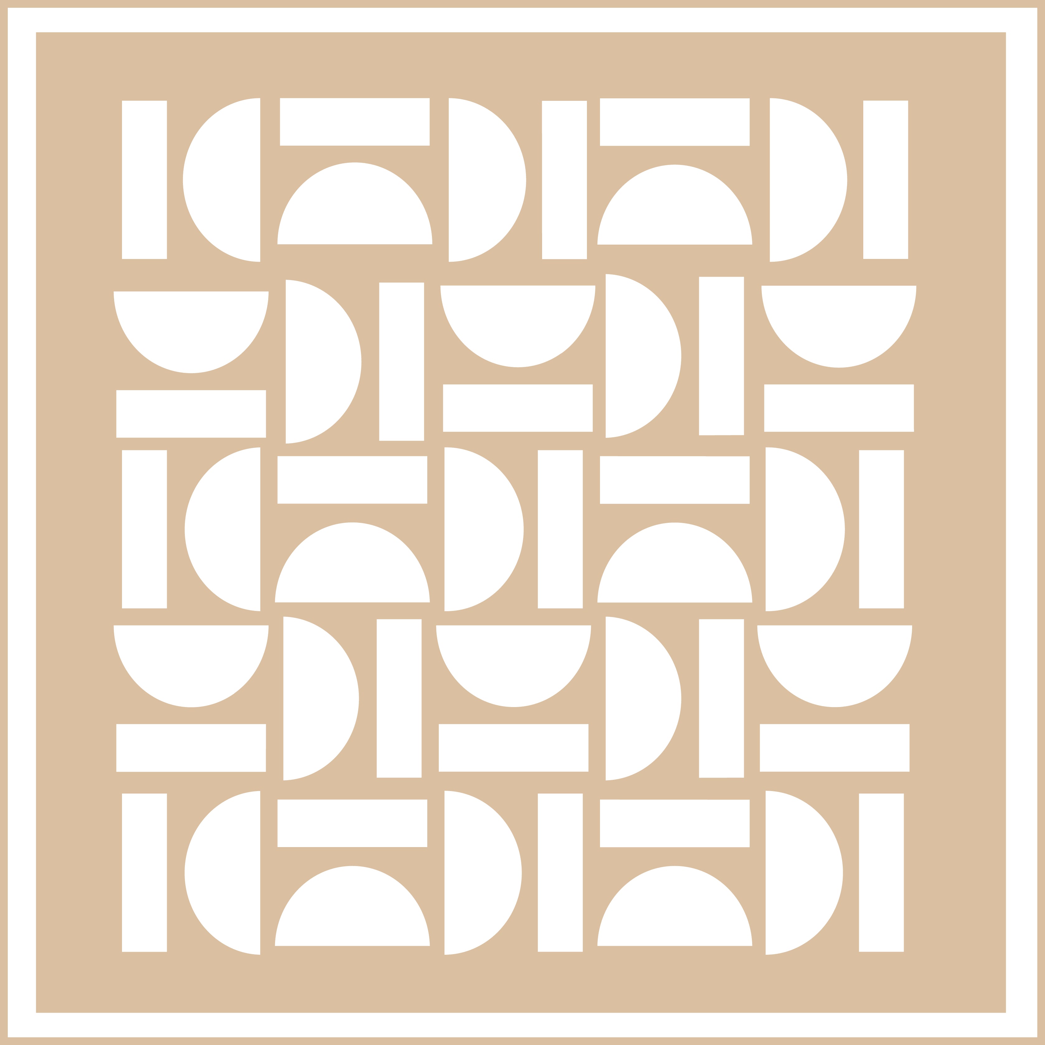 Modern pattern greeting card