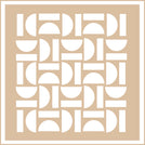 Modern pattern greeting card