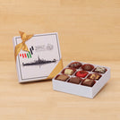 UAE national day designed premium chocolate 9P hard box