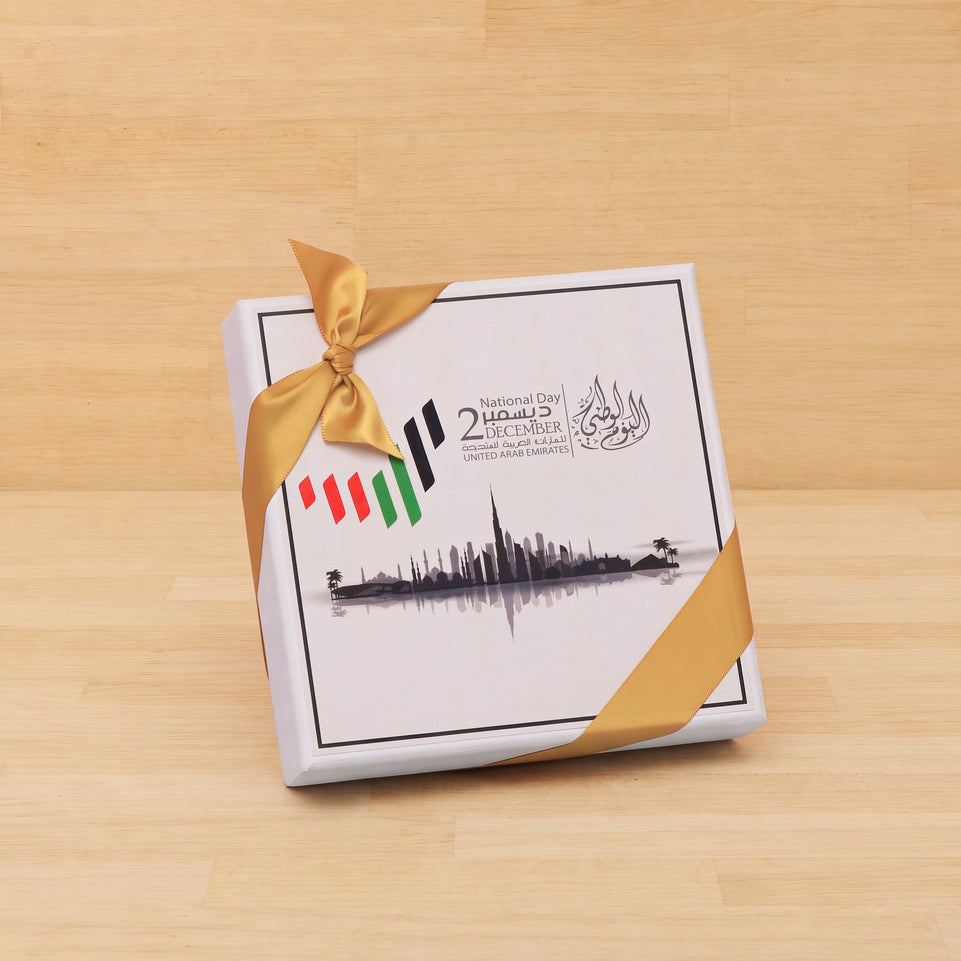 UAE national day designed premium chocolate 9P hard box