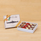 Set of 5 corporate customized UAE national day premium chocolate 12P hard box