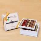 Corporate customized UAE national day designed premium chocolate 2-layer hard box