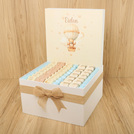 Baby boy air balloon theme chocolate extra large hamper