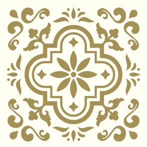 Oriental pattern greeting card