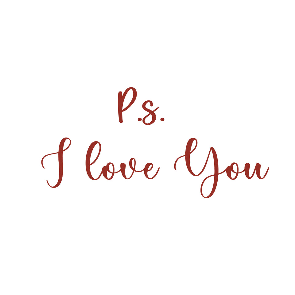 P.s. i love you greeting card