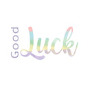 Pastel good luck minimalist greeting card