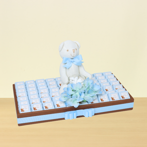 Baby boy teddy theme personalized cho...