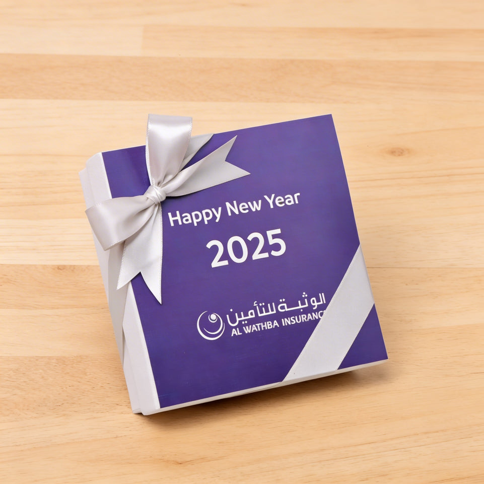 Set of 5 Corporate branded premium chocolate 9P hard box