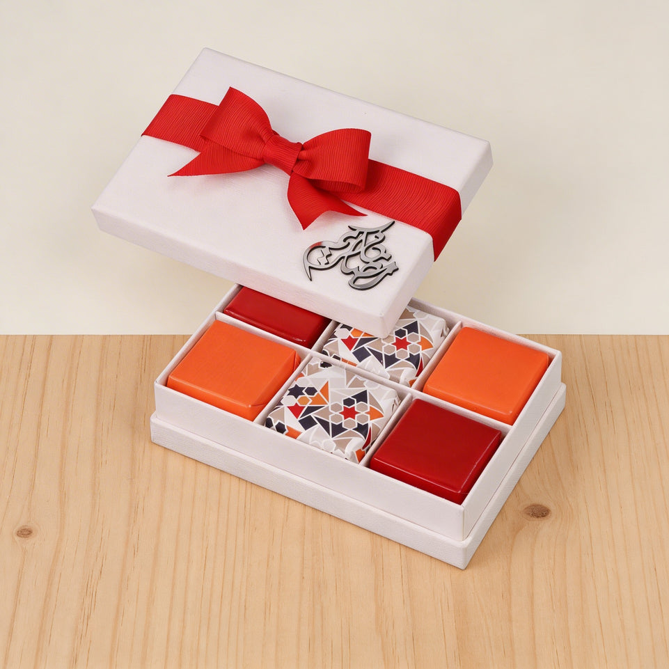 Set of 20 Ramadan eid geometric designed chocolate hard box