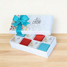Set of 10 Eid designed chocolate 8-piece hard box