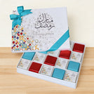 Ramadan mubarak designed chocolate 20-piece hard box
