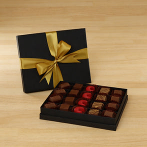 Premium chocolate 20-pc black hard bo...