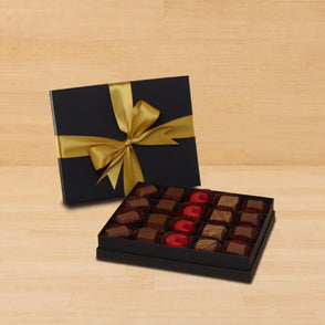 Premium chocolate 20-pc black hard bo...