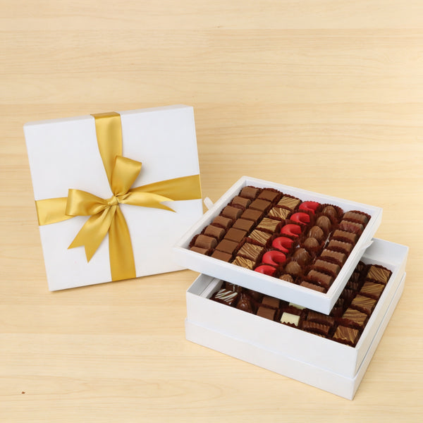 Premium chocolate 2-layer hard box