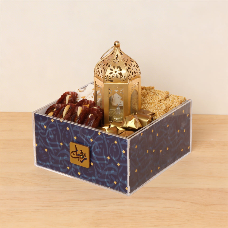 Ramadan acrylic designed premium chocolate & sweets acrylic medium tray