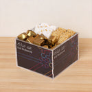 Eid mubarak geometrical designed chocolate and sweets acrylic small tray
