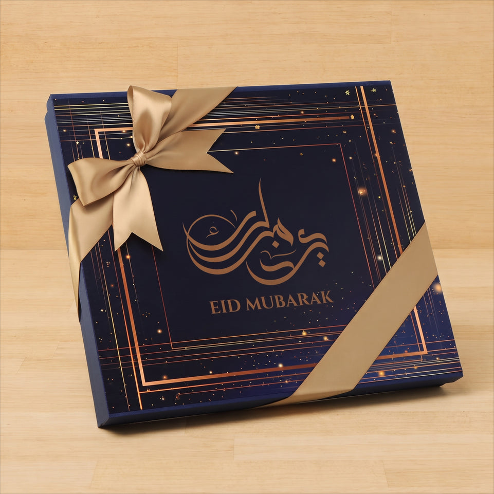Ramadan Eid Mubarak designed premium chocolate luxury hard box
