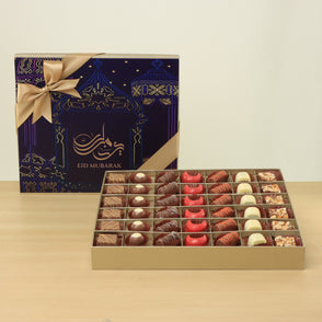 Eid Mubarak designed premium chocolat...