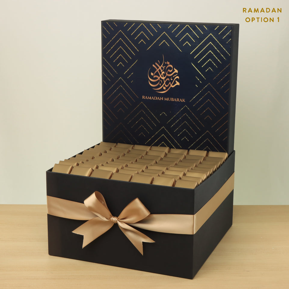 Ramadan Mubarak designed premium chocolate extra large hamper