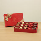 Ramadan Mubarak designed premium chocolate 15P red hard box