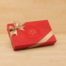 Ramadan Mubarak designed premium nut stuffed dates 15P red hard box