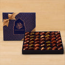 Ramadan Mubarak designed premium nut stuffed dates luxury hard box