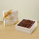 Ramadan Mubarak designed premium nut stuffed dates hard box