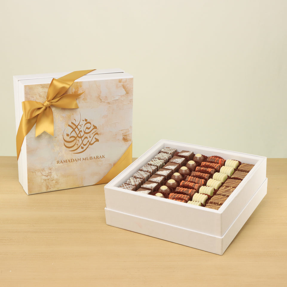Ramadan Mubarak designed premium chocolate hard box
